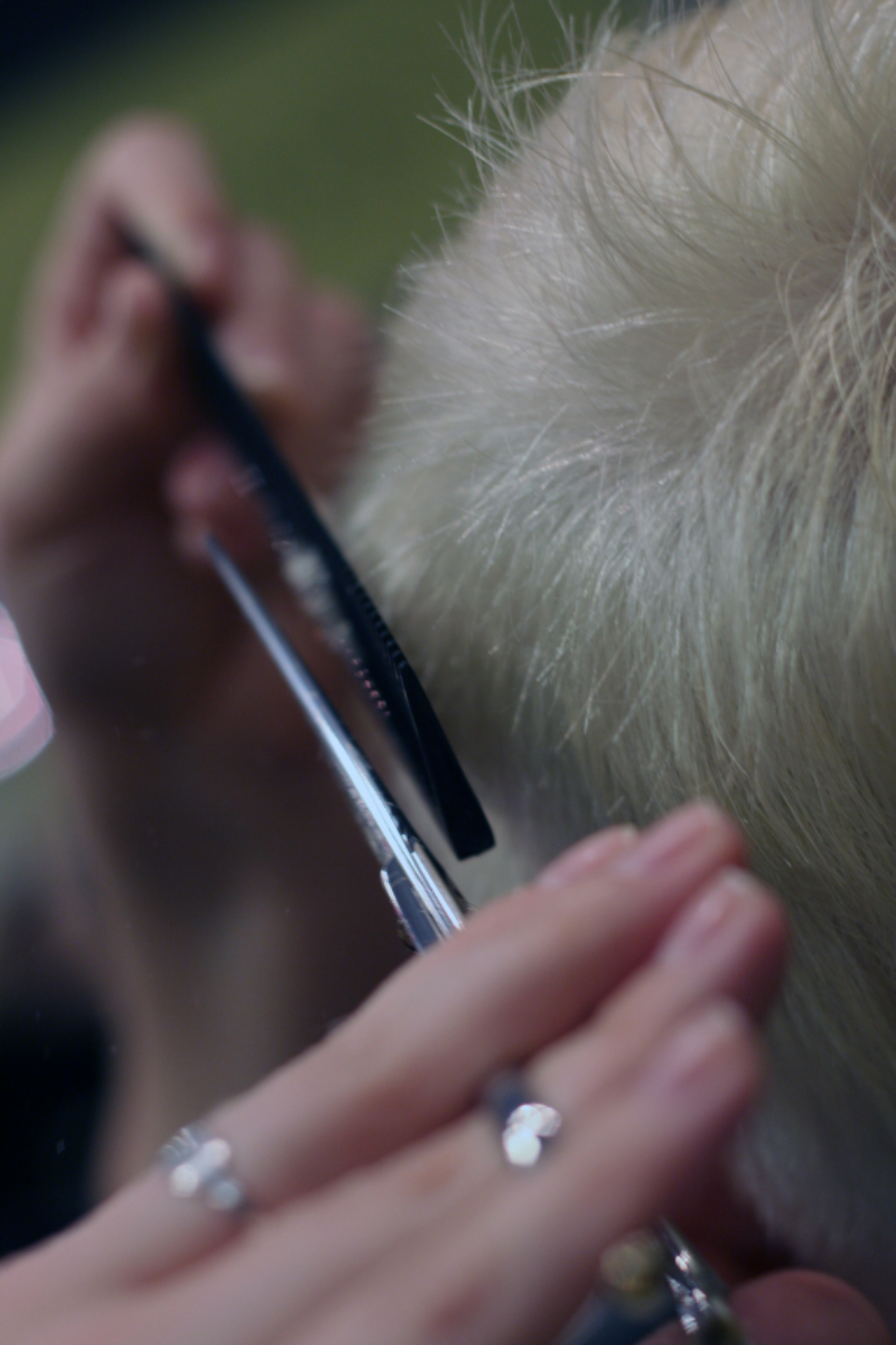 hair styled at The Cutting Room, Manchester
